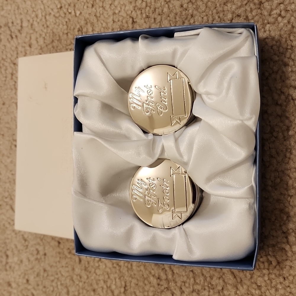 Vintage Things Remembered 1st Tooth & Curl Container